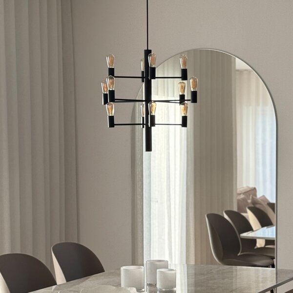 Manola 12 Candelabru Black Dimmable LED - Herstal