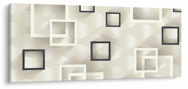 Tablou geometric abstract (120x50 cm)