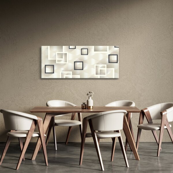 Tablou geometric abstract (120x50 cm)