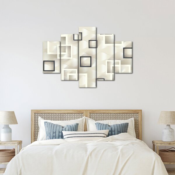 Tablou geometric abstract (150x105 cm)