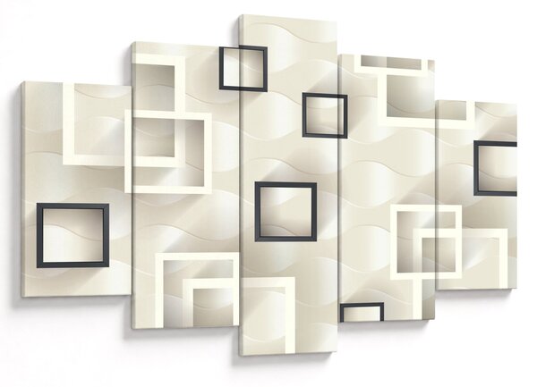 Tablou geometric abstract (150x105 cm)