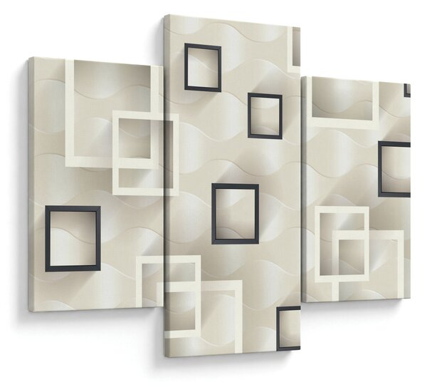 Tablou geometric abstract (90x60 cm)