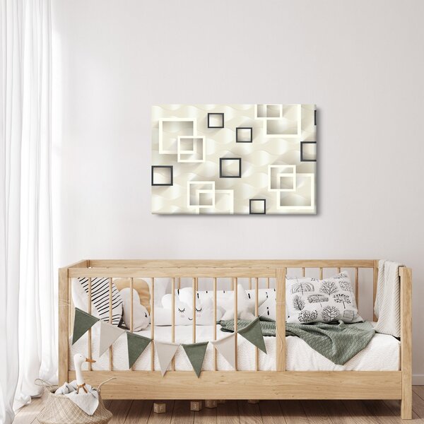Tablou geometric abstract (90x60 cm)
