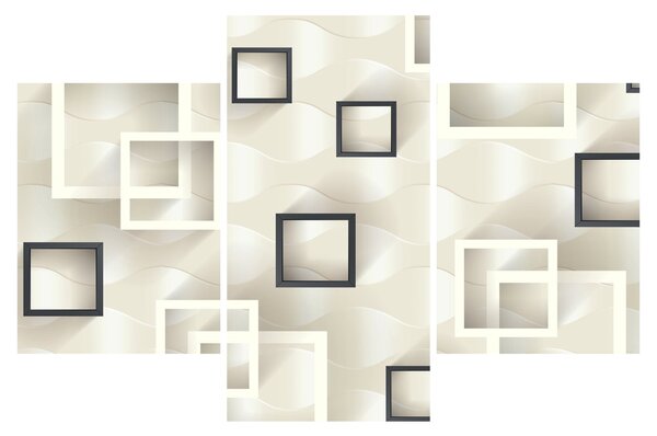 Tablou geometric abstract (90x60 cm)