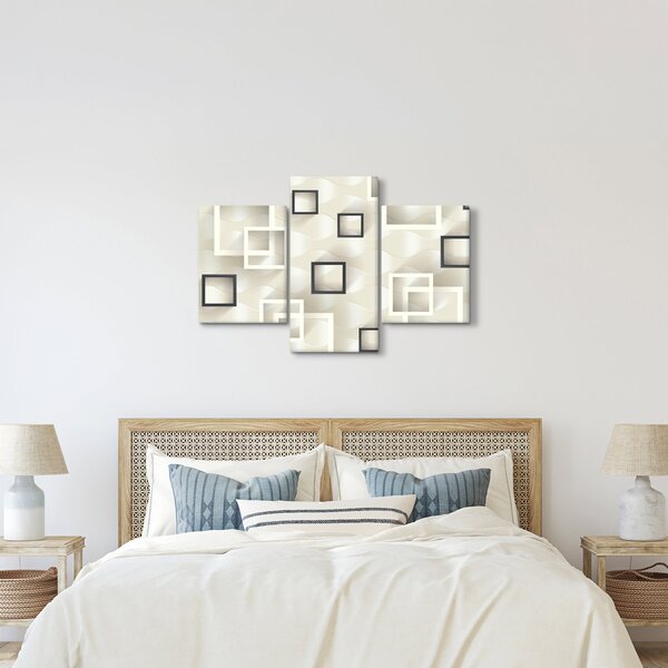 Tablou geometric abstract (90x60 cm)