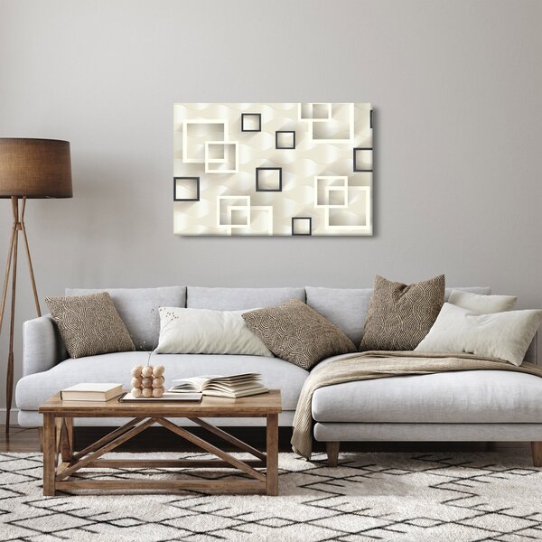 Tablou geometric abstract (90x60 cm)