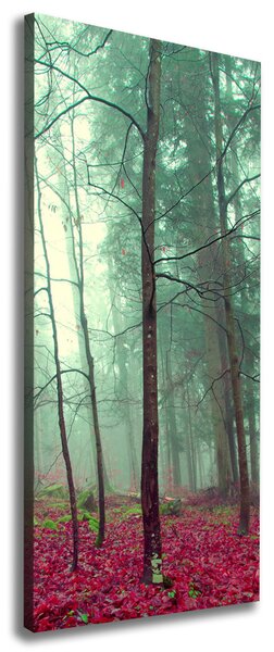 Tablou canvas pădure în toamna