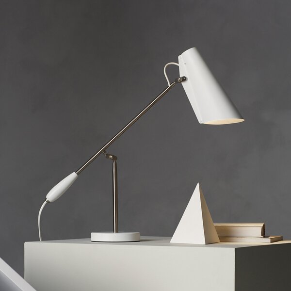 Lampă de masă Northern, BIRDY, Alb, Camera de zi, Metal, Design