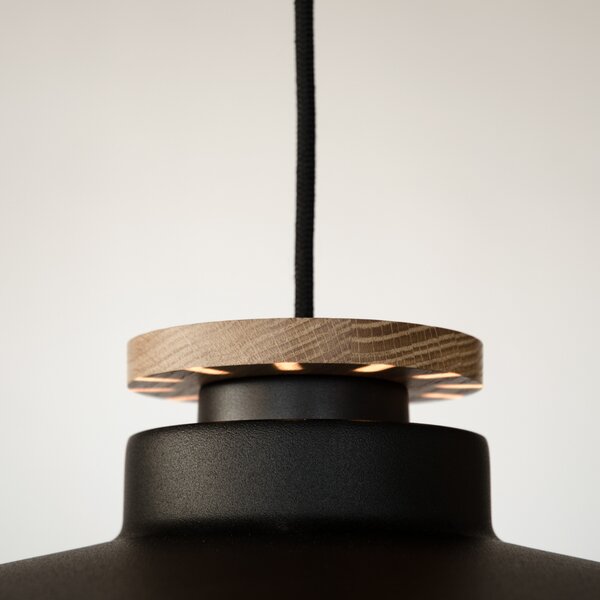 Lustră Pendul Herstal, Negru, Camera de zi, Metal