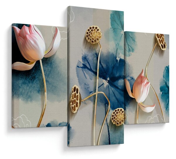 Tablou cu flori (90x60 cm)
