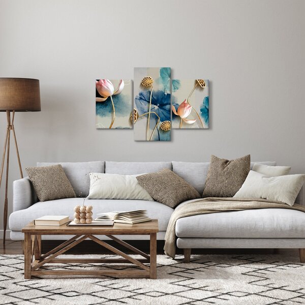 Tablou cu flori (90x60 cm)