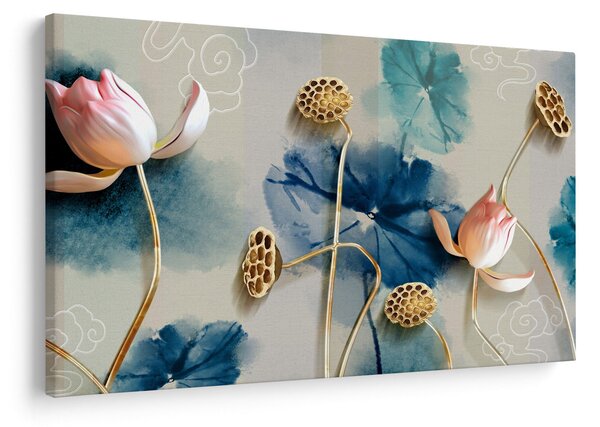 Tablou cu flori (90x60 cm)