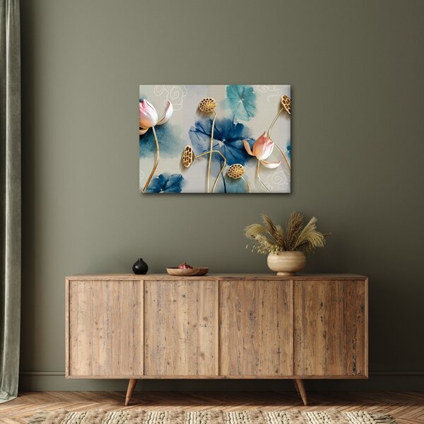 Tablou cu flori (70x50 cm)