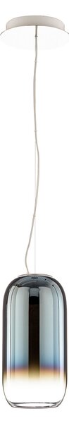 Lustră Pendul Artemide, Gople Mini, reglabil, Albastru, Camera de zi, Sticlă, Design