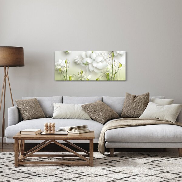Tablou cu flori (120x50 cm)