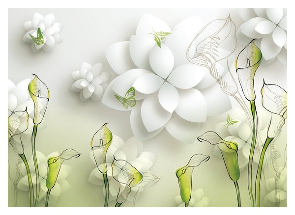 Tablou cu flori (70x50 cm)