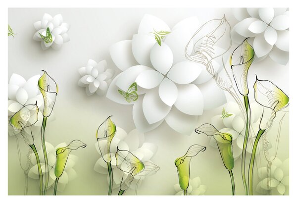 Tablou cu flori (90x60 cm)