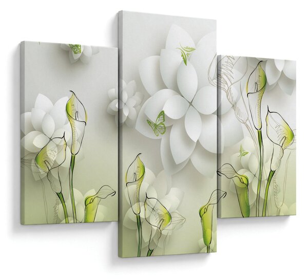 Tablou cu flori (90x60 cm)