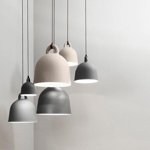 Lustră Pendul Normann Copenhagen, Negru, Camera de zi, Aluminiu