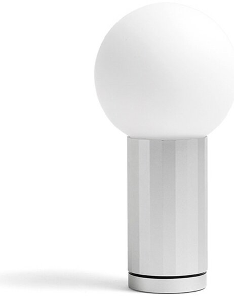 Lampă de masă HAY, Turn on, reglabil, Alb, Camera de zi, Metal, Design