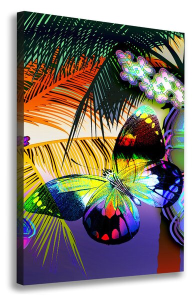 Imprimare tablou canvas flori colorate