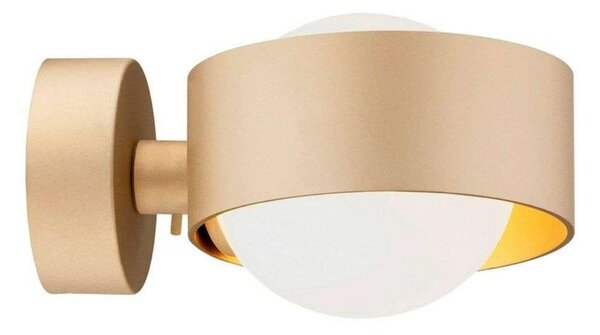 Lampă de perete Euluna, Auriu / Alamă, Camera de zi, Metal