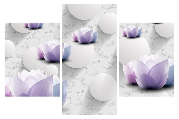 Tablou cu flori (90x60 cm)