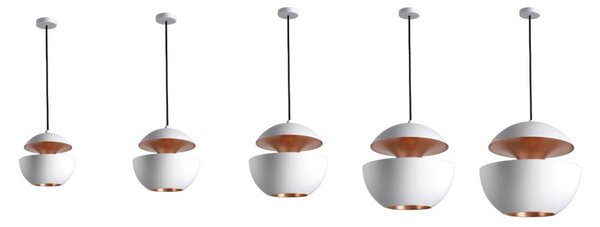 Here Comes The Sun Lustră Pendul White/Copper ø175 - DCW