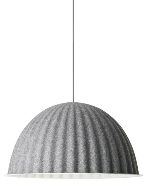 Lustră Pendul Muuto, Under the Bell, reglabil, Gri, Sala de mese, Țesătură / Textil, Scandinavă