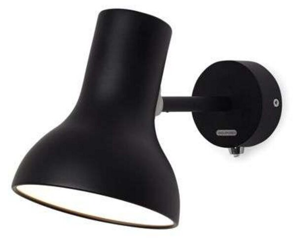 Lampă de perete Anglepoise, Type 75 Mini, Negru, dormitor, Aluminiu, Design