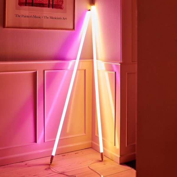 Lampă de masă HAY, Neon Tube, Alb, Camera de zi, Plastic, Modern