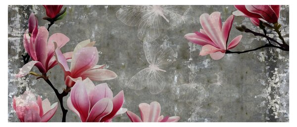 Tablou cu flori (120x50 cm)