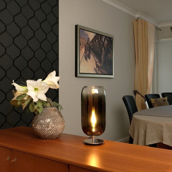 Lampă de masă Artemide, Gople Mini, Bronz / Alamă Veche, Camera de zi, Sticlă, Design