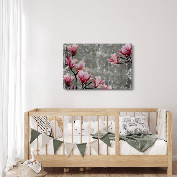 Tablou cu flori (90x60 cm)