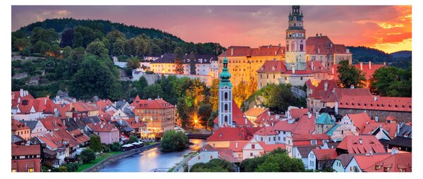 Tablou - Český Krumlov (120x50 cm)