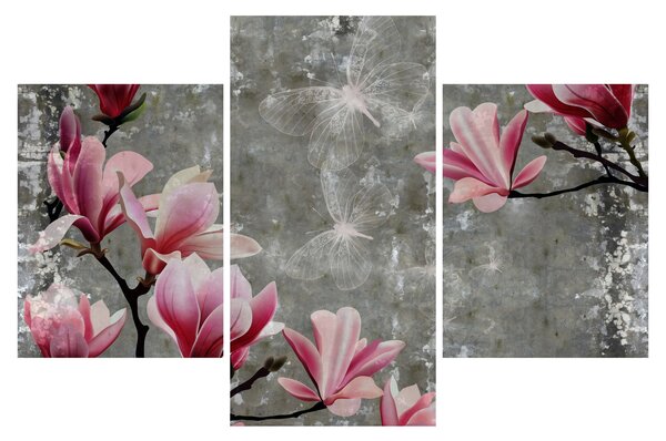 Tablou cu flori (90x60 cm)