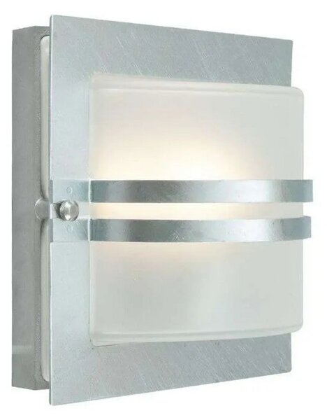 Bern Aplica de Exterior Frosted/Galvanised
