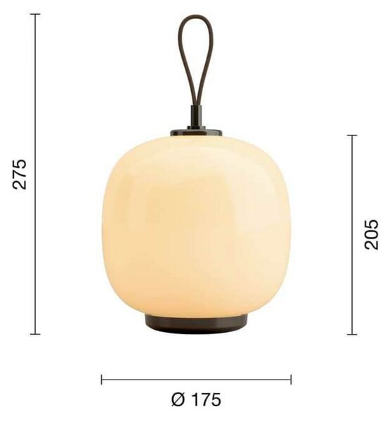 Lampă de masă Louis Poulsen, Galben, Camera de zi, Sticlă