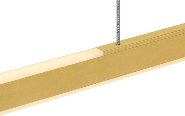 Lustră Pendul SLV, One Linear, reglabil, Auriu / Alamă, Bucătărie, Metal, Modern