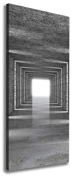 Imprimare tablou canvas tunel Cărămidă