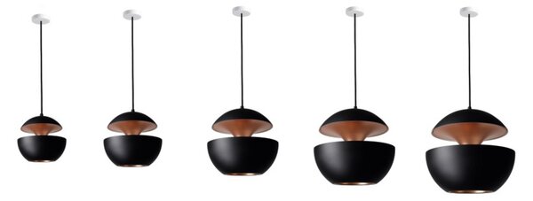 Here Comes The Sun Lustră Pendul ø350 Black/Copper - DCW