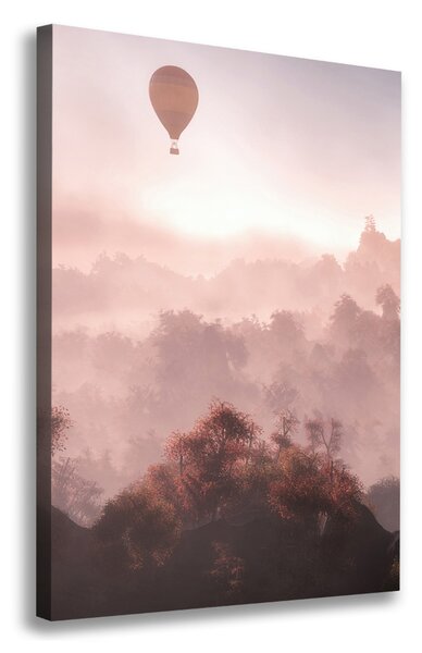 Tablou canvas Flying pădure balon