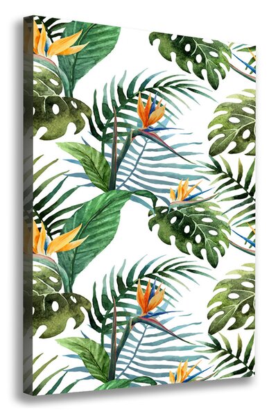 Imprimare tablou canvas frunze tropicale