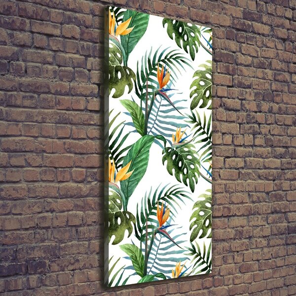 Imprimare tablou canvas frunze tropicale