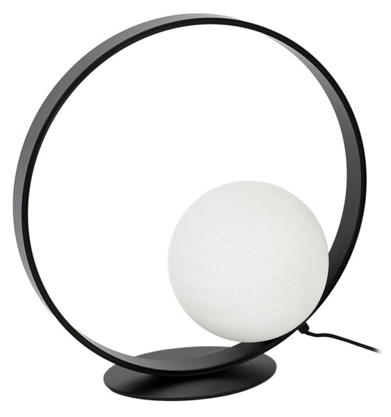 Lampă de masă NOLA, Infinite, Negru, Camera de zi, Sticlă, Modern