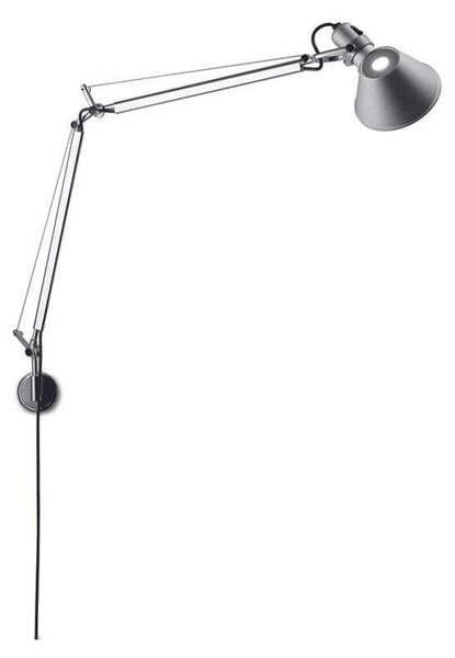 Lampă de perete Artemide, Tolomeo, reglabil, Metalic, Camera de zi, Metal, Design