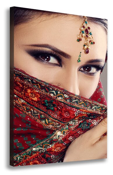 Tablou pe pânză canvas femeie indiană