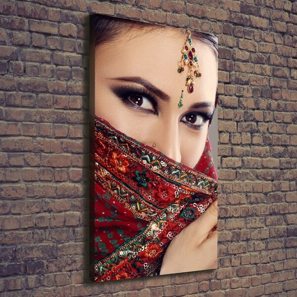 Tablou pe pânză canvas femeie indiană