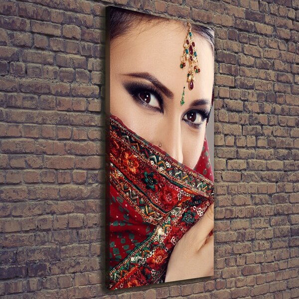 Tablou pe pânză canvas femeie indiană