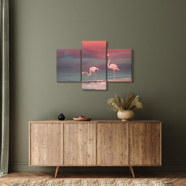 Tablou - Flamingo (90x60 cm)